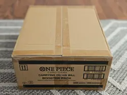 One Piece TCG OP-13 Carrying on His Will Booster Box Case (Factory Sealed) - Image 1