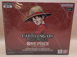 One Piece TCG Carrying on his will OP13 Booster Box SEALED English + case - Image 1