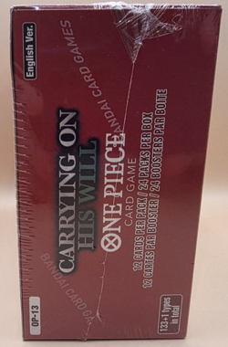 One Piece TCG Carrying on his will OP13 Booster Box SEALED English + case - Image 2