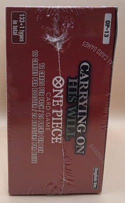 One Piece TCG Carrying on his will OP13 Booster Box SEALED English + case - Image 4