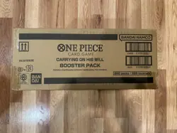 One Piece TCG Carrying On His Will OP-13 Booster Box Case (12) SEALED - English - Image 1