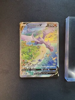 Aerodactyl V Alternate Full Alt Art Holo Card 180/196 Lost Origin 💎NM++💎 - Image 1
