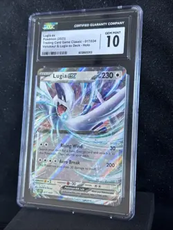 Lugia ex 017/034 CGC 10 Gem Mint - TCG Classic Holo - Pokemon 2023 - Image 1