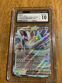 CGC 10 GEM MINT Lugia ex 017/034 CLV TCG Classic Venusaur Deck Holo Pokemon 2023 - Image 1