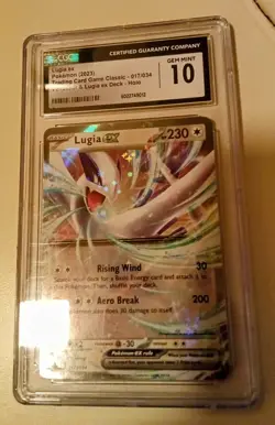 CGC Gem Mint 10 Lugia ex 017/034 Classic Venusaur Deck Holo Pokemon 2023 TCG - Image 2