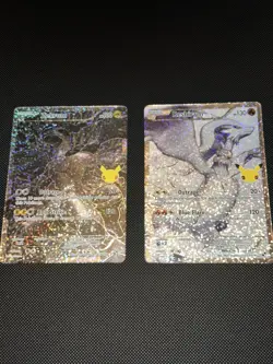 Pokemon TCG Celebrations 25th Anniversary Reshiram and Zekrom Full Art Card - Image 1
