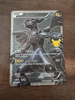 Pokemon TCG Celebrations 25th Anniversary Reshiram And Zekrom Full Art - Image 1