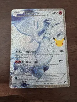 Pokemon TCG Celebrations 25th Anniversary Reshiram And Zekrom Full Art - Image 3
