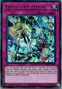 Yugioh Maliss C MTP-07 CRBR-EN022 1st Edition Ultra Rare NM - Image 1