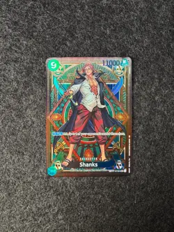 One Piece Shanks (SP) ST16-004 A Fist of Divine Speed Foil NM - Image 1