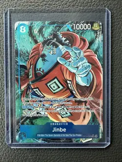 One Piece Jinbe Alt Art OP14-049 THE AZURE SEA'S SEVEN English NM - Image 1