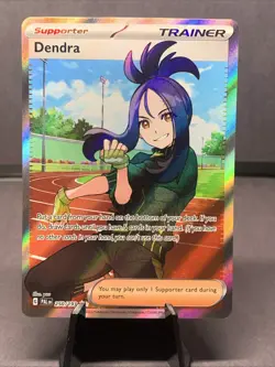 Pokemon TCG Dendra 250/193 Sv02: Paldea Evolved Full Art Holo Rare NM 2023 - Image 1