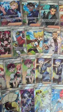 Pokemon Trainer Cards - Choose Your Card - Full Art Ultra Rare Holo Supporter - Image 2