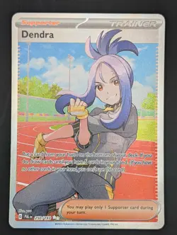 2023 Pokemon Paldea Evolved Dendra Ultra Rare #250/193 UR - Image 1