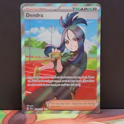 Dendra 250/193 Paldea Evolved Ultra Rare Full Art Supporter Pokemon - Image 1