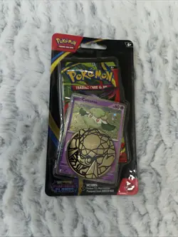 Pokemon TCG Phantasmal Flames Blister & Coin Pack Cottonee Promo Card - Sealed - Image 1