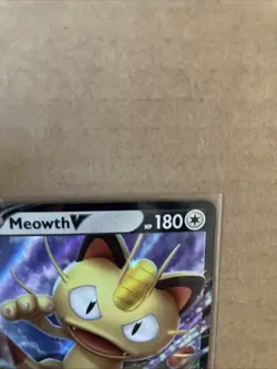 Meowth V SWSH004 Sword & Shield Ultra Rare Holo Promo Pokemon Card - Image 4