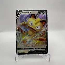 Meowth V SWSH004 Sword & Shield Promo Pokemon Pokemon Card English 2020 - Image 1