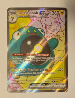 Ionos Bellibolt ex 172/159 Journey Together Full Art Ultra Rare Pokemon Card NM - Image 3