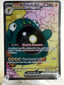 Ionos Bellibolt ex 172/159 Journey Together Full Art Ultra Rare Pokemon Card NM - Image 1