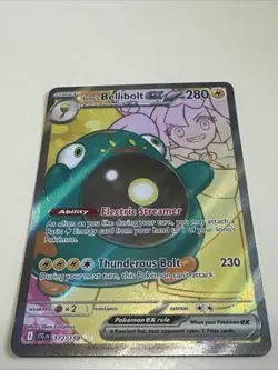 Ionos Bellibolt ex 172/159 Journey Together Full Art Ultra Rare Pokemon Card NM - Image 3
