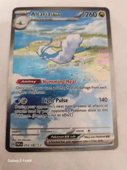 Pokemon TCG Altaria EX Card Paradox Rift 253/182 Holo Special Illustration Rare - Image 1