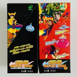 Dragon Quest Trading Battle Card 1 2 Unopen BOX Set Enix 1996 Japan - Image 2