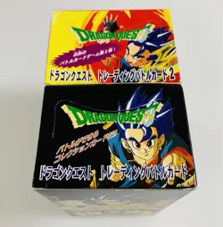 Dragon Quest Trading Battle Card 1 2 Unopen BOX Set Enix 1996 Japan - Image 4