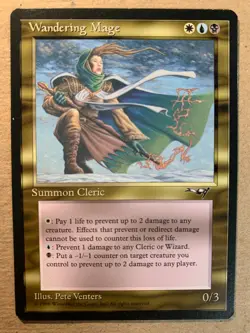 MTG 1x Wandering Mage Alliances Legacy Magic the Gathering Card x1 NM - Image 1
