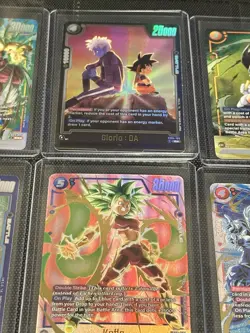 Dragon Ball Super Card Game Foil Lot: Vegeta Youth, Broly, Zen-Oh, Glorio DA - Image 2