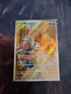 Mimikyu 075 Pokemon Center Exclusive Sv: Scarlet & Violet Promo Card SEALED MINT - Image 1