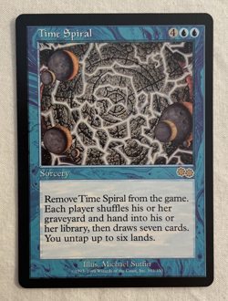 1x Time Spiral Urza's Saga MTG Magic the Gathering NM - Image 1