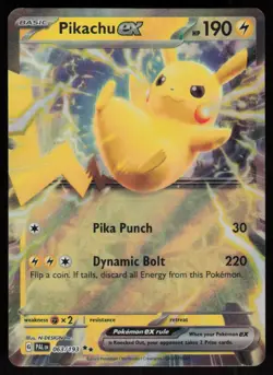 Pikachu ex 063/193: Paldea Evolved Pokemon TCG Near Mint - Image 1