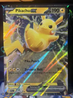 Pokemon TCG - Pikachu EX 63/193 Double Rare Holo Paldea Evolved Game Freak - Image 1