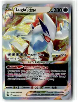 Lugia VSTAR ⭐ 139/195 Holo Rare VSTAR Silver Tempest 2022 Pokemon NM - Image 1
