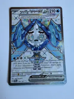 Pokemon Wellspring Mask Ogerpon ex 194/167 Sv06: Twilight Masquerade Holo - Image 1