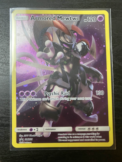 Armored Mewtwo Pokemon Sun & Moon Black Star Promo SM228 LP-NM - Image 1