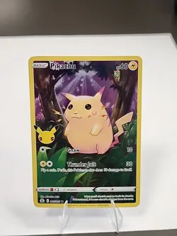 PIKACHU 2021 POKEMON CELEBRATIONS CLASSIC HOLO RARE FA A 005/025 - Image 1