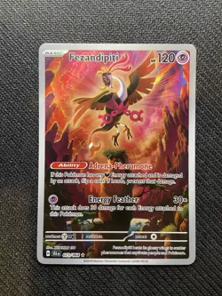 Fezandipiti 073/064 Shrouded Fable Pokemon English Illustration Rare 2024 - Image 1