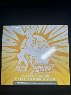 Pokemon Center Brilliant Stars ETB Pokemon TCG Sword & Shield Elite Trainer Box - Image 1