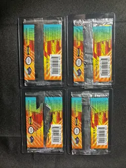 2000 Pokemon 1st Edition Gym Heroes Empty Pack Wrapper Art Set - Image 2