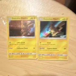 Pokemon TCG Detective Pikachu Holo lot of 2 - Image 1