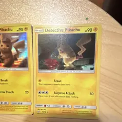 Pokemon TCG Detective Pikachu Holo lot of 2 - Image 3