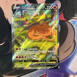 Charizard V - SWSH260 - Full Art Black Star Promo, Charizard UPC - Pokemon - NM - Image 1