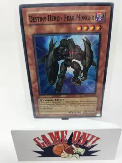 YuGiOh Destiny Hero Fear Monger CP06-EN002 Unlimited Super Rare MP - Image 1
