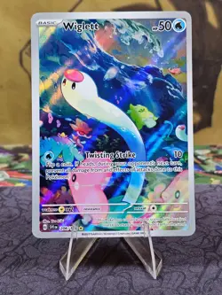 Wiglett 206/198 Pokemon SV01 Scarlet & Violet Base Set Holo Illustration Rare NM - Image 1
