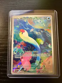 Wiglett 206/198 Pokemon SV01 Scarlet & Violet Base Set Holo Illustration Rare NM - Image 1