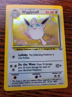 WIGGLYTUFF | 16/64 | JUNGLE | HOLO | LP Pokemon Card WOTC Vintage - Image 1