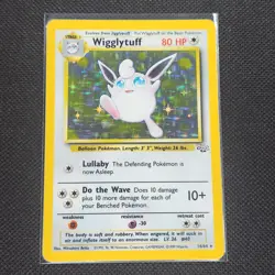 Wigglytuff - 16/64 - Holo Rare - Jungle - Unlimited - Pokemon Card - LP - Image 1