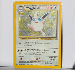 Wigglytuff 16/64 Jungle Holo Rare 1999 WOTC Vintage Pokemon Card - LP/MP - Image 1